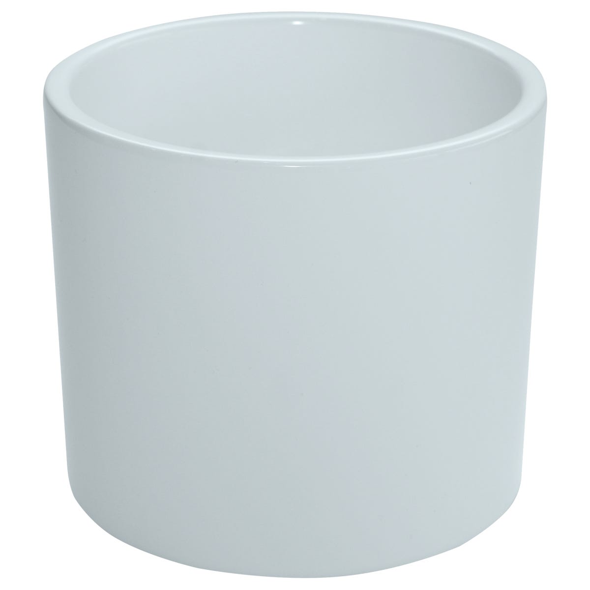 Ceramik Osłonka doniczki ceramiczna Walec 32cm biała