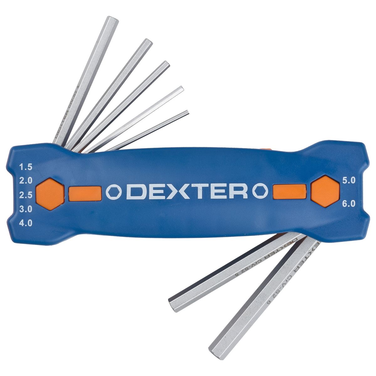 Dexter Zestaw kluczy imbusowych Hex 1.5 - 6 mm 7 szt.
