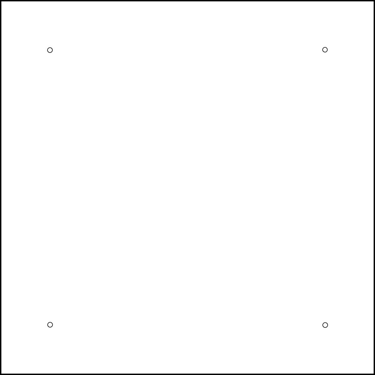 Alfa-Cer Panel kuchenny szklany bezbarwny 60 x 60 cm