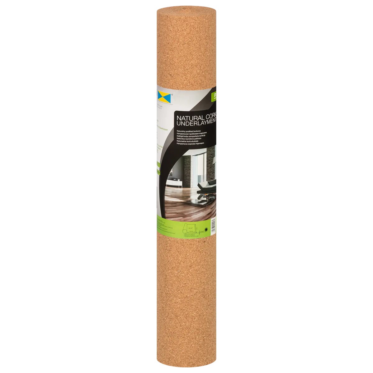 Podkład podłogowy korkowy 2 mm 10m2 Egen