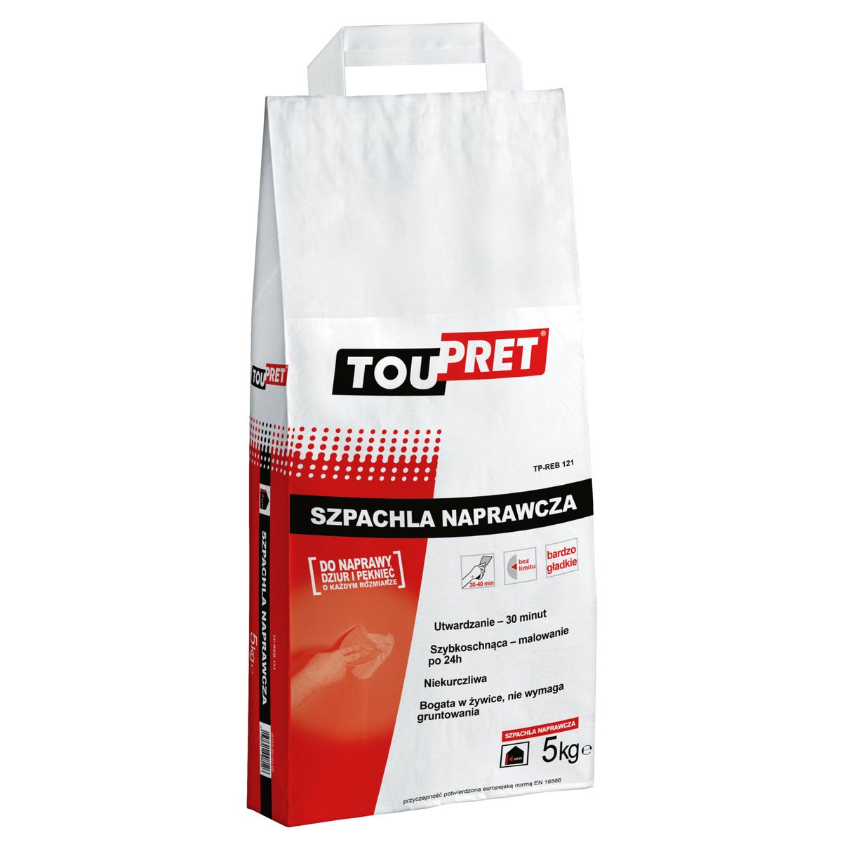 Szpachla naprawcza GOTOWA 5 kg TOUPRET