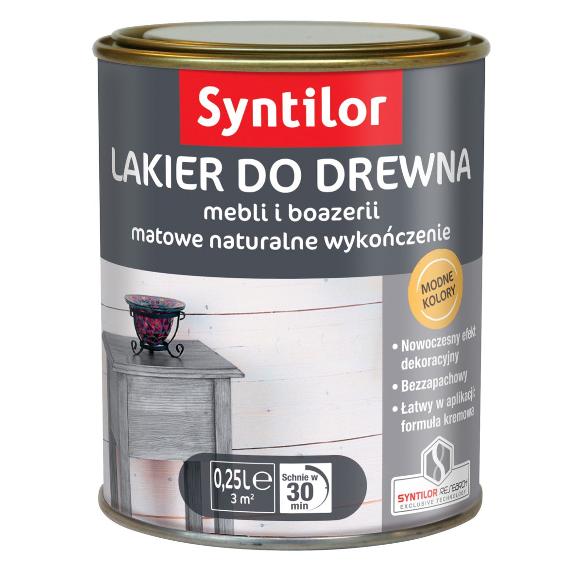 Lakiery do wnętrz AQUARETHANE 0.25 l Kremowy SYNTILOR