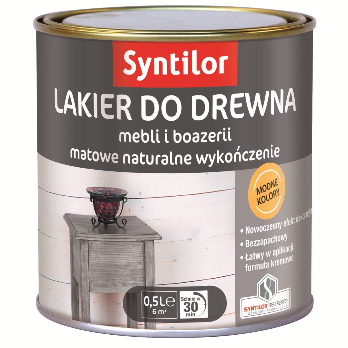 Lakiery do wnętrz AQUARETHANE 0.5 l Biały SYNTILOR
