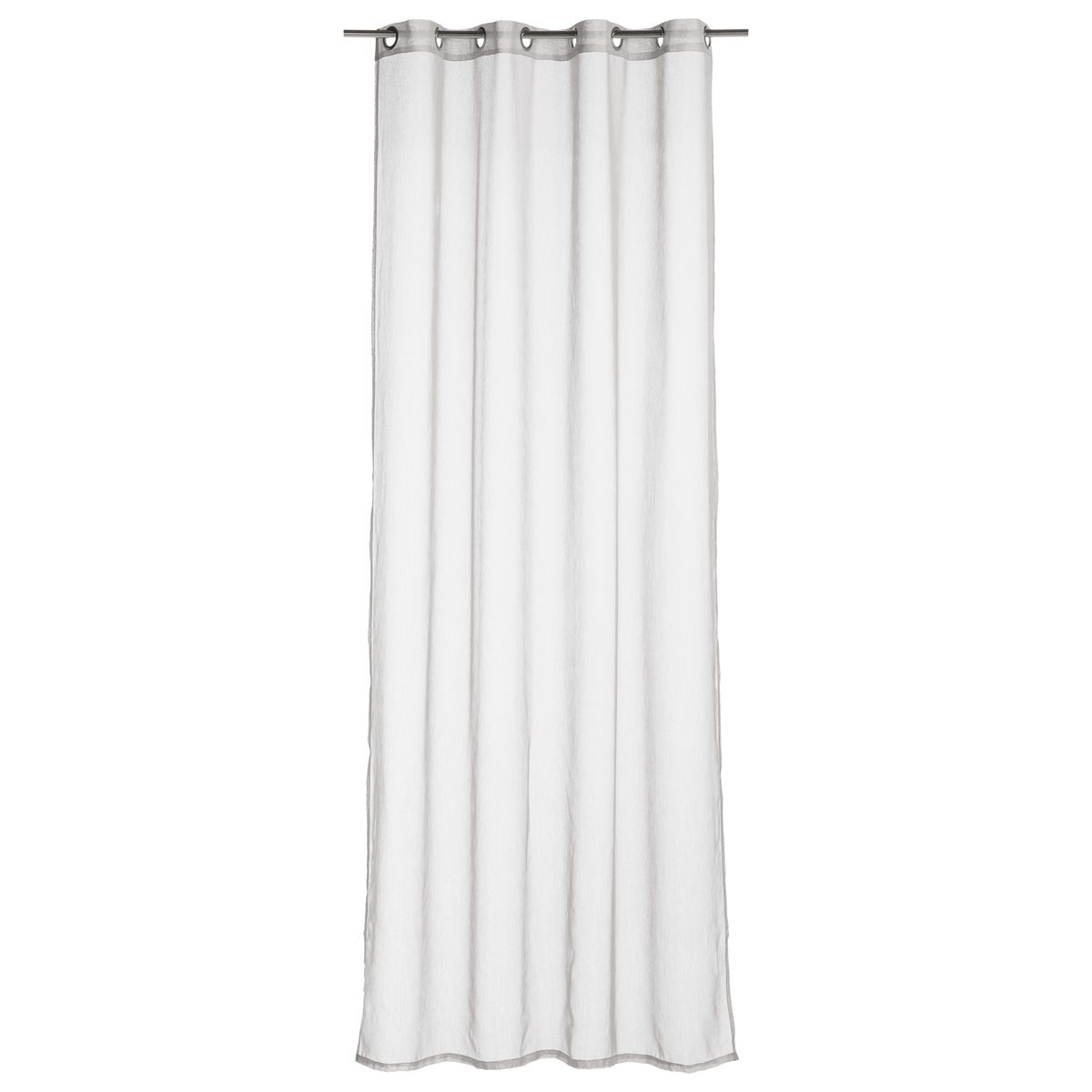 Firana na przelotkach Softy 140 x 260 cm szara Inspire