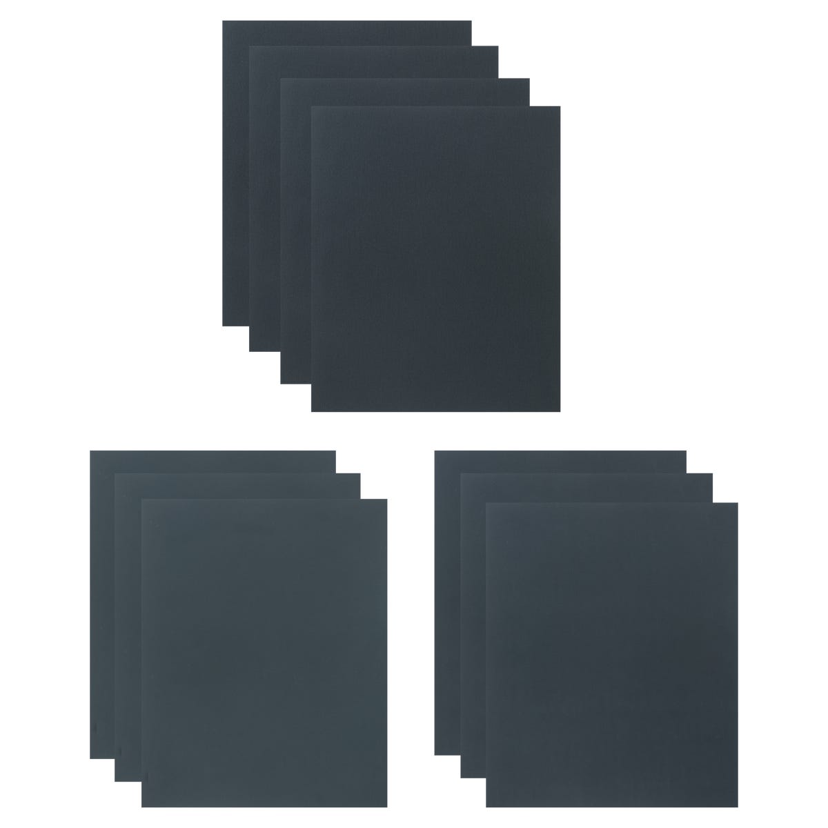 DEXTER Papier ścierny wodny P500 P800 P1000 230x280 mm 10 sztuk