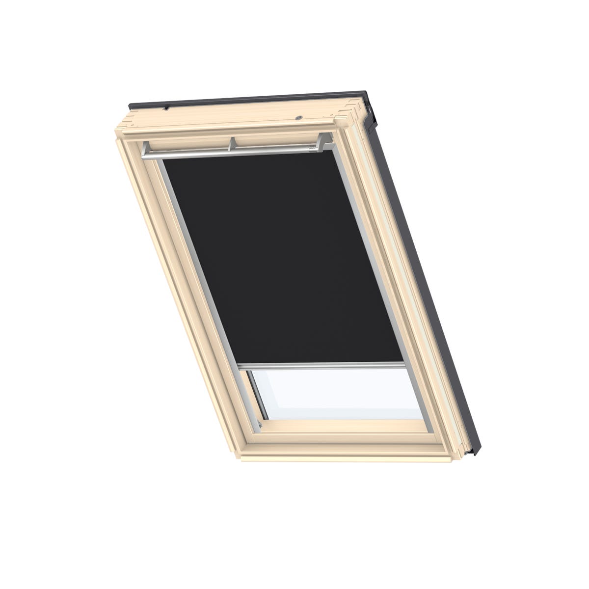 Roleta zaciemniająca do okna dachowego DKL MK08 3009S Czarna 78 x 140 cm Velux