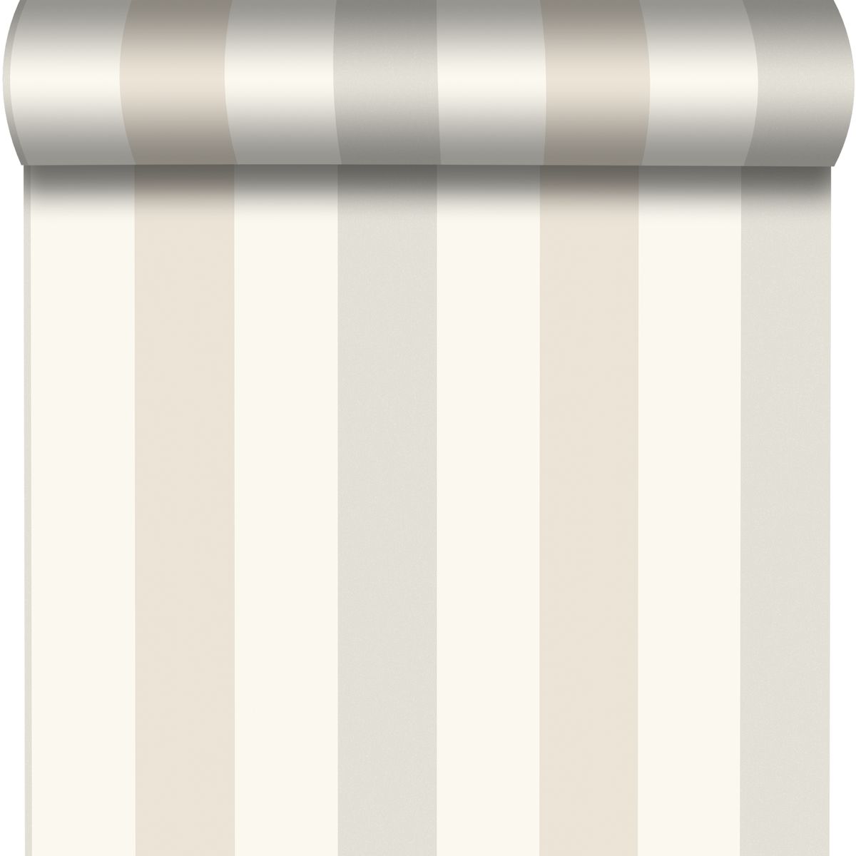 Tapeta w pasy Aurora Stripes beżowa winylowa na flizelinie