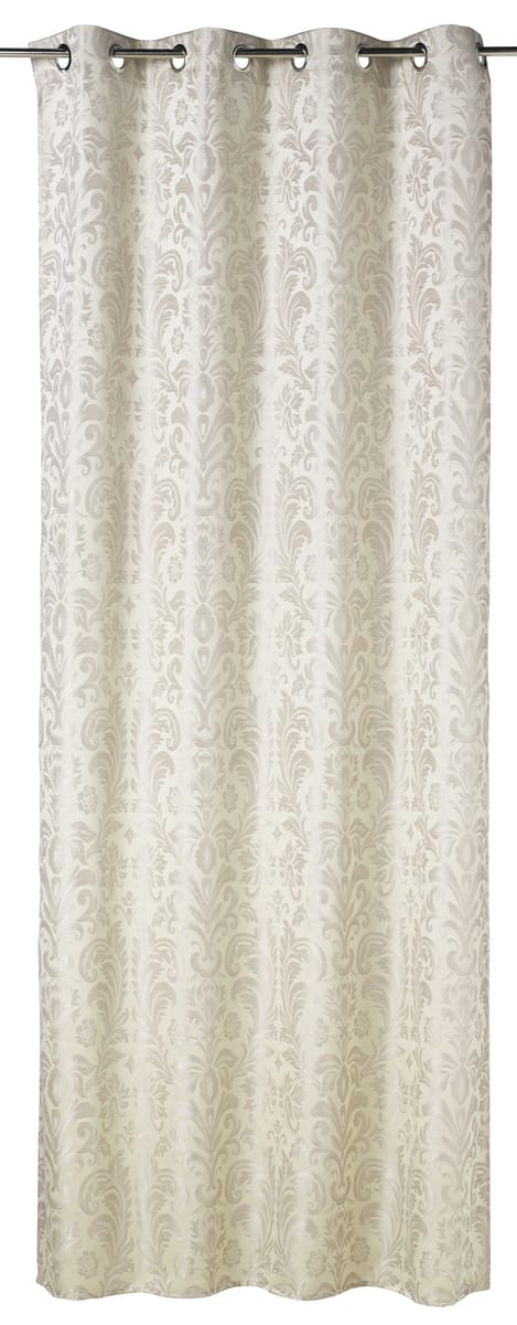 Zasłona Leoben kremowa 140 x 260 cm na przelotkach Inspire