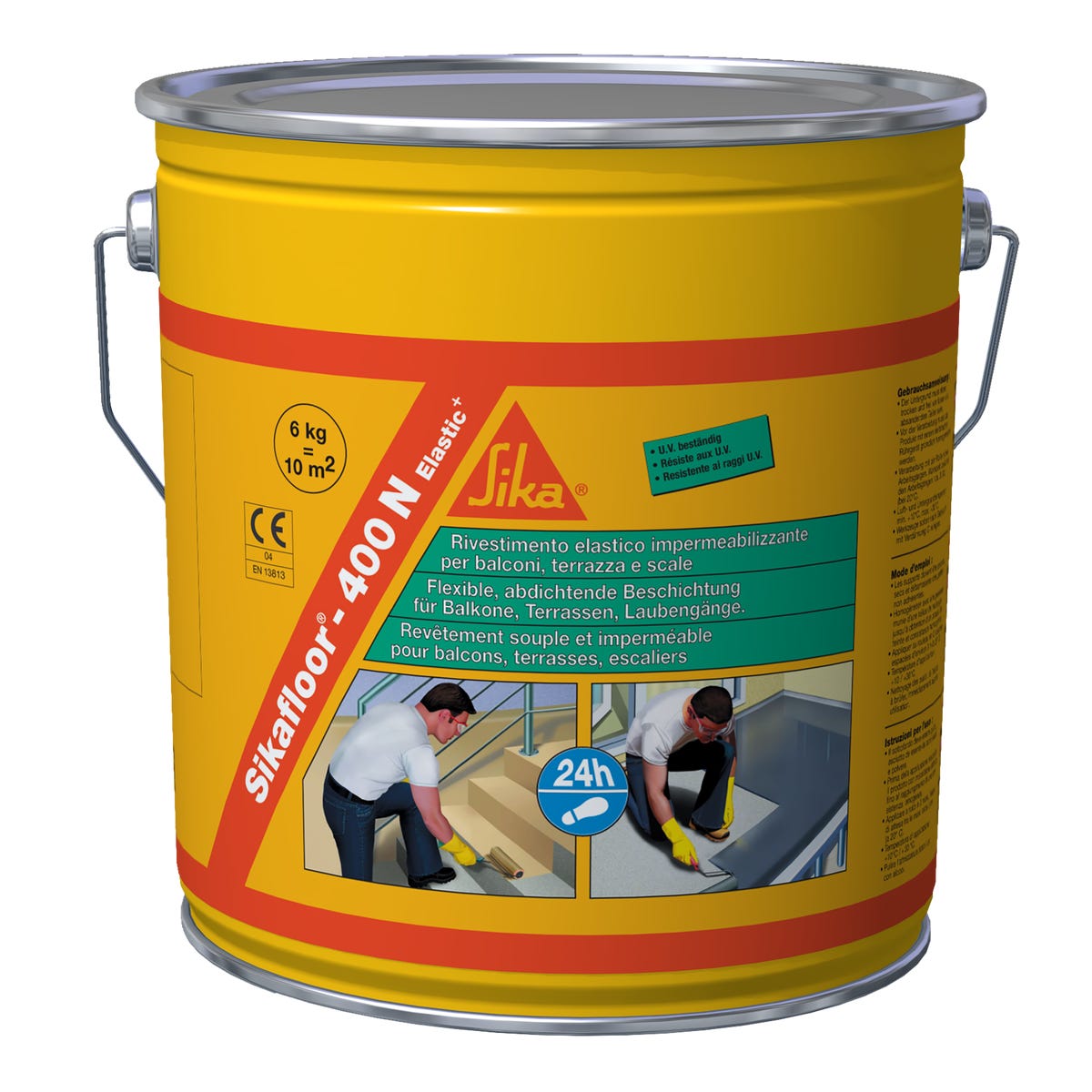 Żywica poliuretanowa hydroizolacja Sikafloor 400N RAL 7040 6 kg Sika