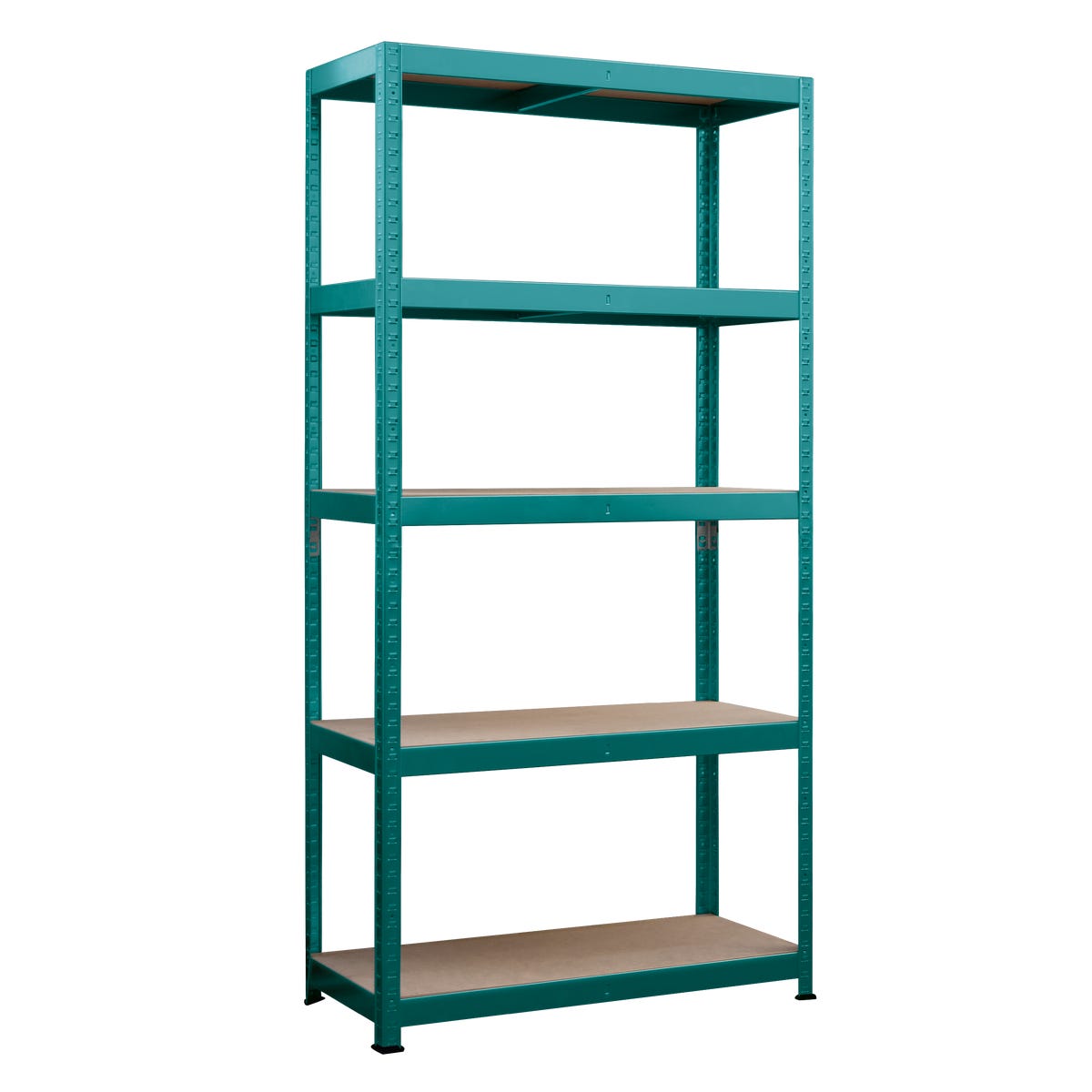 Regał metalowy 100 kg 180 x 90 x 40 cm R100/5P morski Metalkas