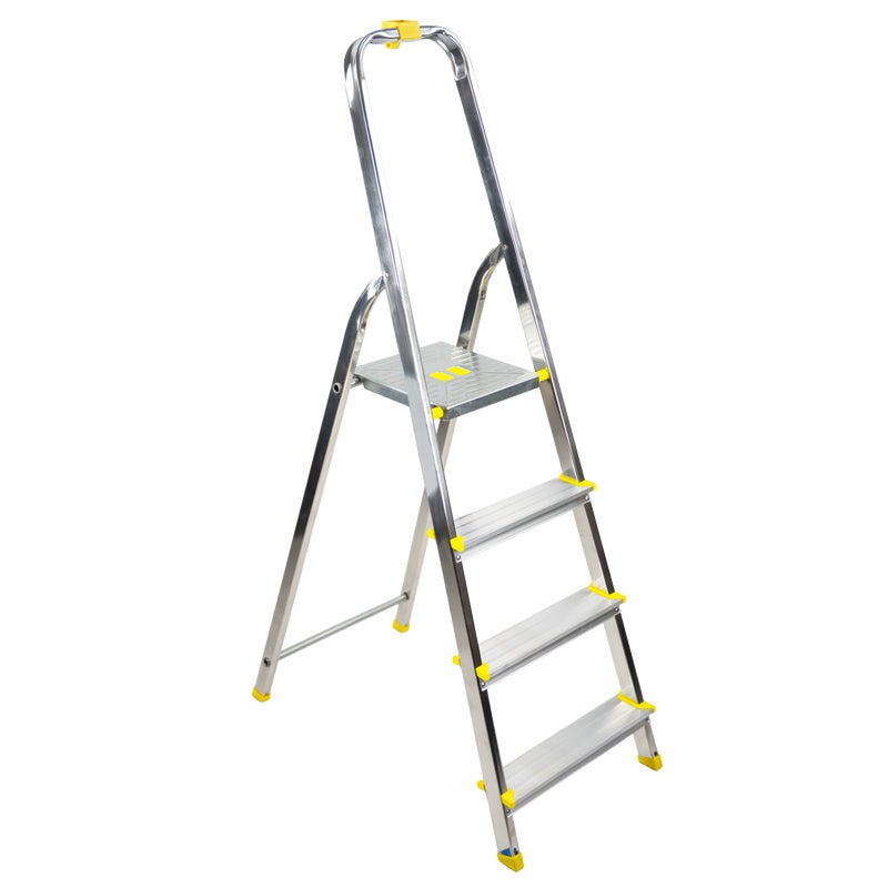 Drabina aluminiowa 4 stopnie 1-stronna