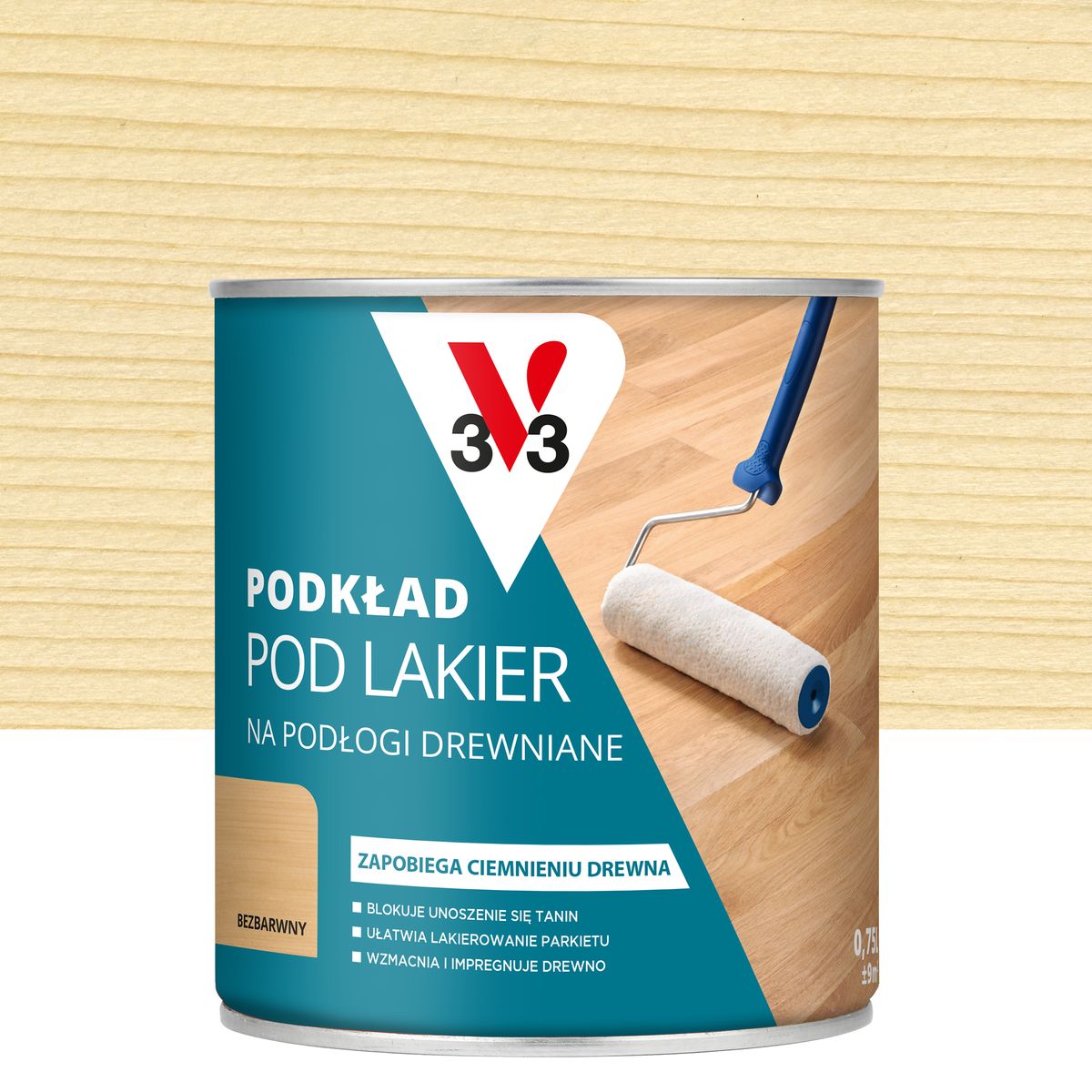 Podkład pod lakier do parkietu 0.75 l V33