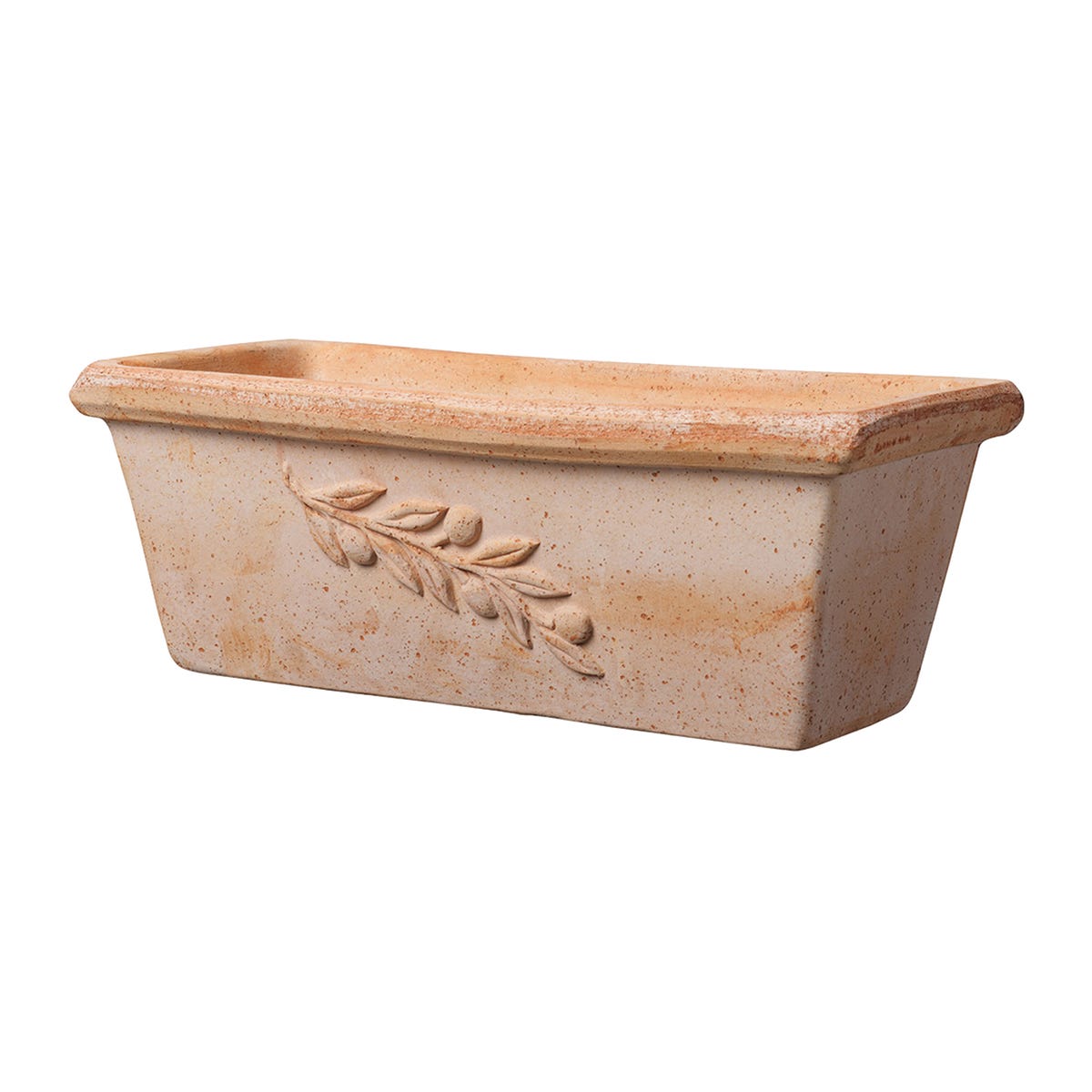 Skrzynka balkonowa 40x19 cm gliniana beżowa Olive Deroma
