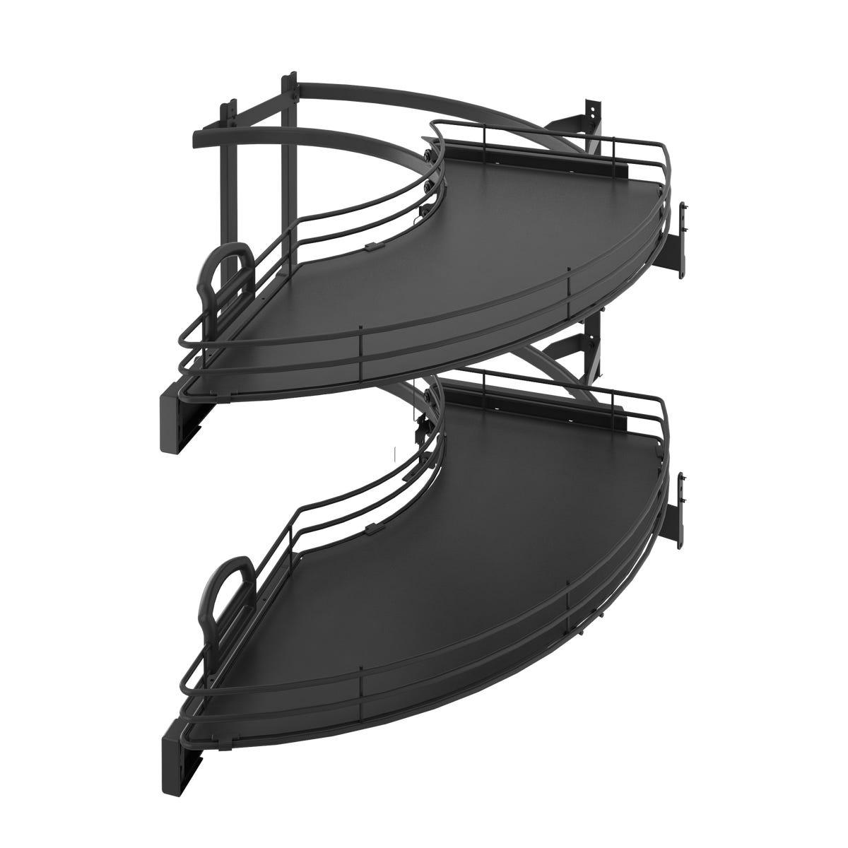 Półki cargo narożne prawe montowane do frontu Delinia iD