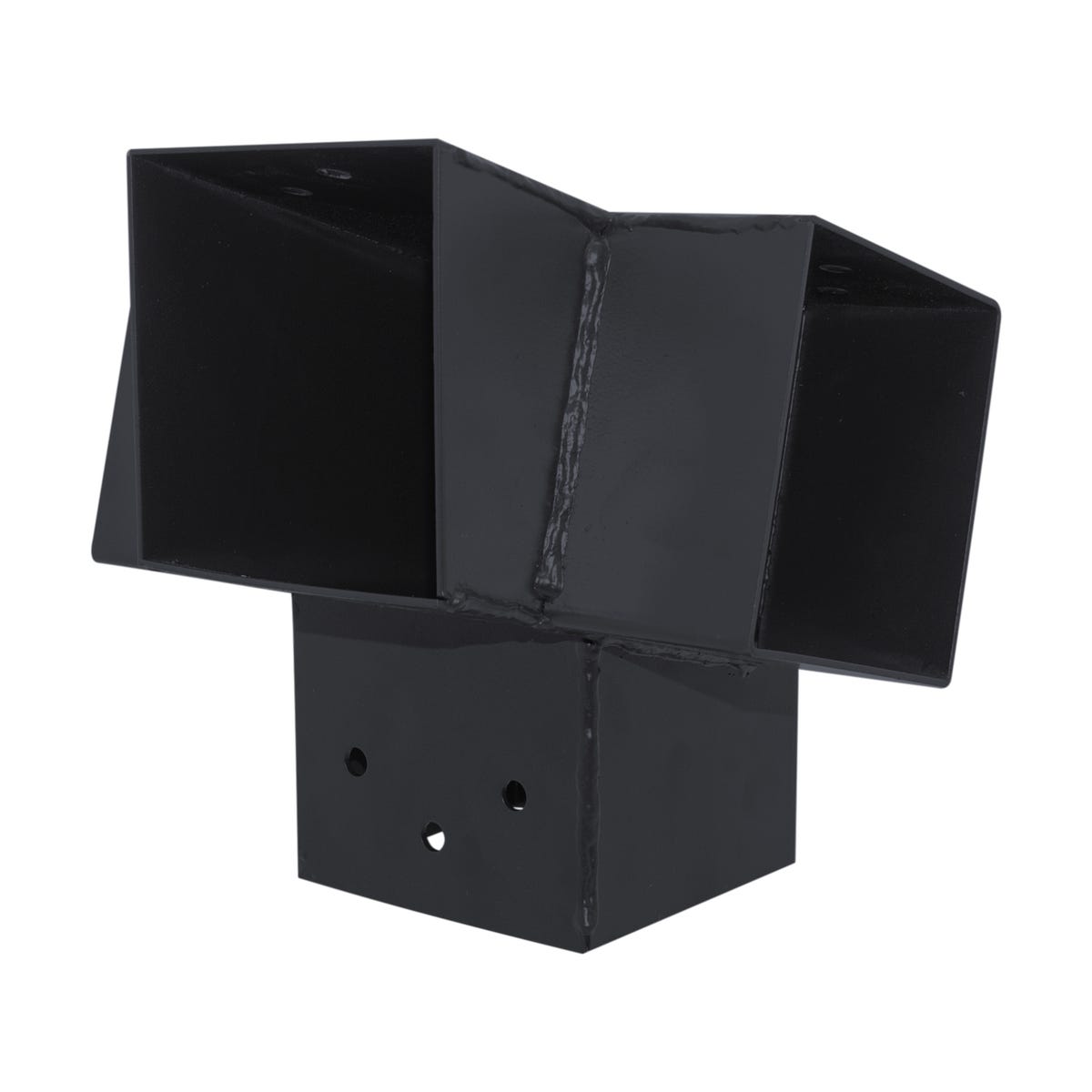 Łącznik prosty 9x9 cm 105st. 4-końce Suki Plug-in antracyt