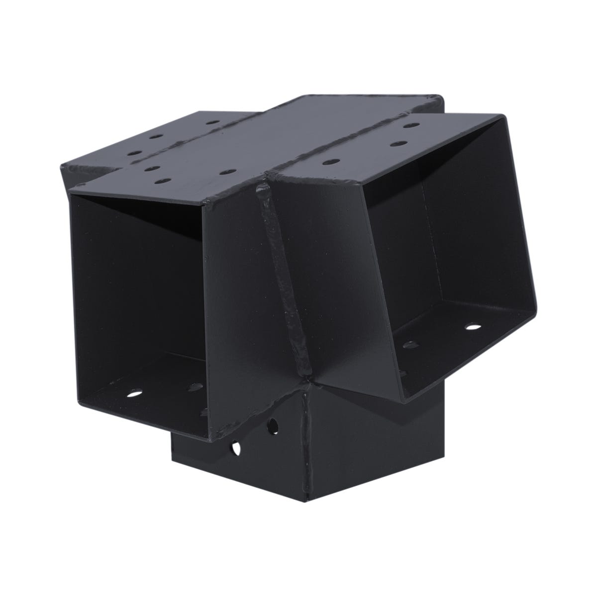 Łącznik prosty 9x9 cm 75st. 4-końce Suki Plug-in antracyt