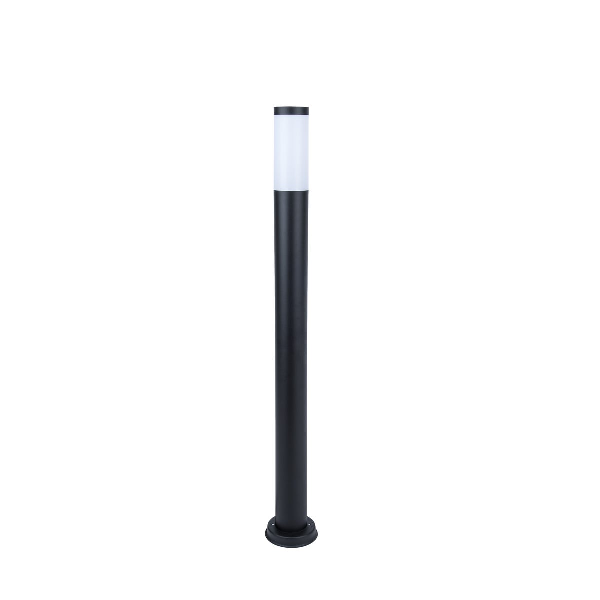 Inspire Lampa ogrodowa słupek Travis czarno-biała E27 IP44