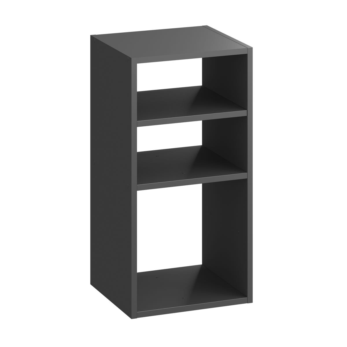 Półka prosta Spaceo Kub 32.7 x 31.5 x 1.6 cm grafit Spaceo