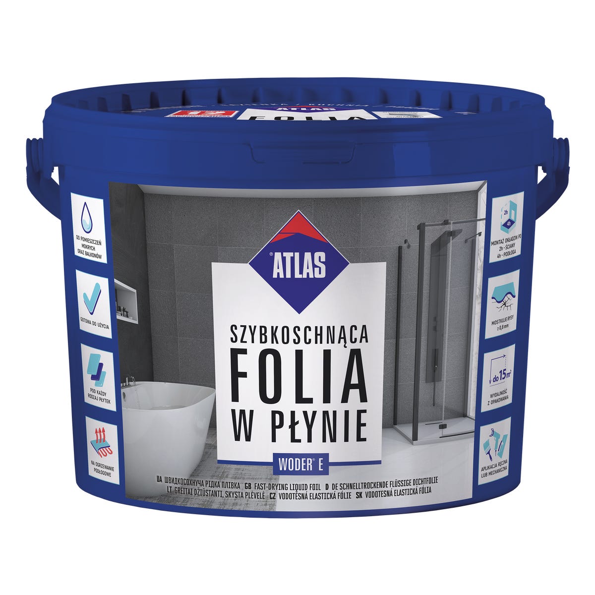 Folia w płynie szybkoschnąca 15 kg Atlas