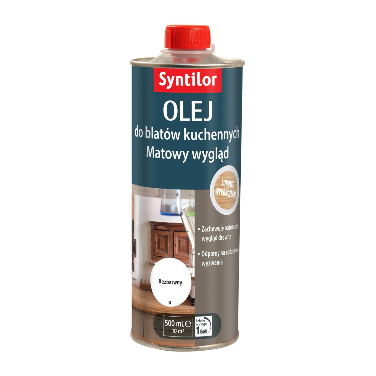 Olej do blatów kuchennych 0.5 l Bezbarwny SYNTILOR