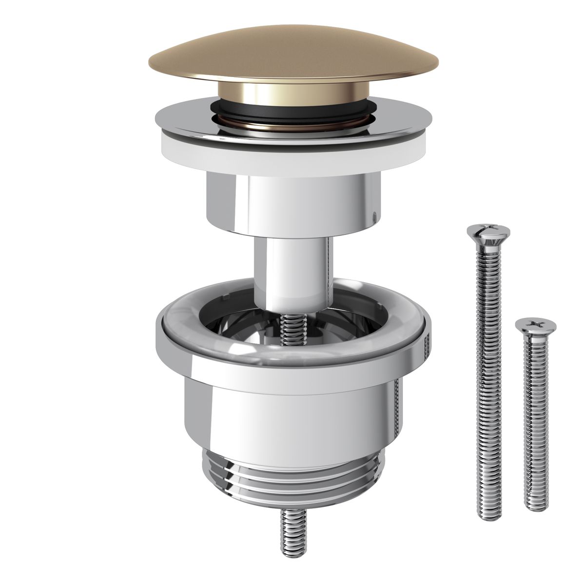 EQUATION Korek spustowy ADJUSTABLE KLIK-KLAK regulowany mosiądz