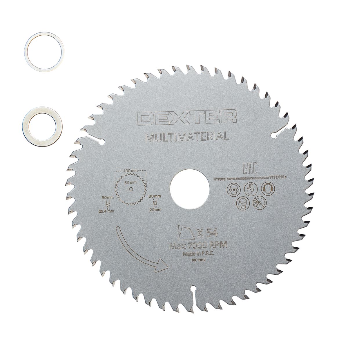 Dexter Tarcza uniwersalna 190 x 30 mm 54T