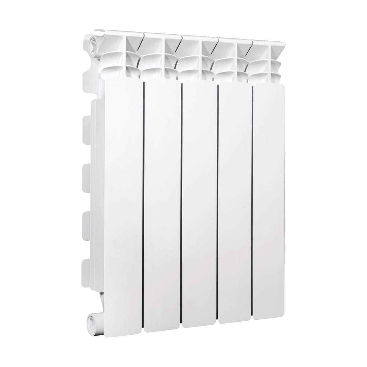 EQUATION Grzejnik X500 55.6x40 cm Biały B 550W 5EL Roz 50cm 16 Bar