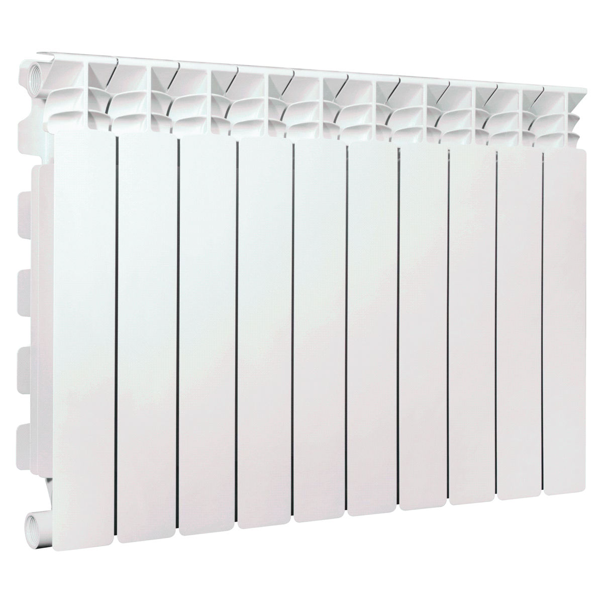 EQUATION Grzejnik X500 55.6x80 cm Biały B 1100W 10EL Roz 50cm 16 Bar