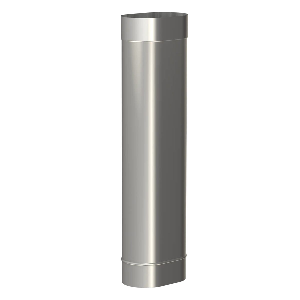 Rura do odprowadzania spalin prosta 120 - 240/ 0.8 mm 1 m MK