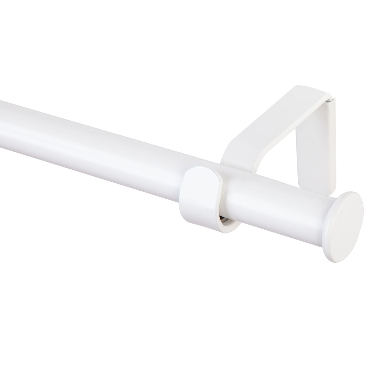 Karnisz Oslo 160 cm pojedynczy biały 19 mm