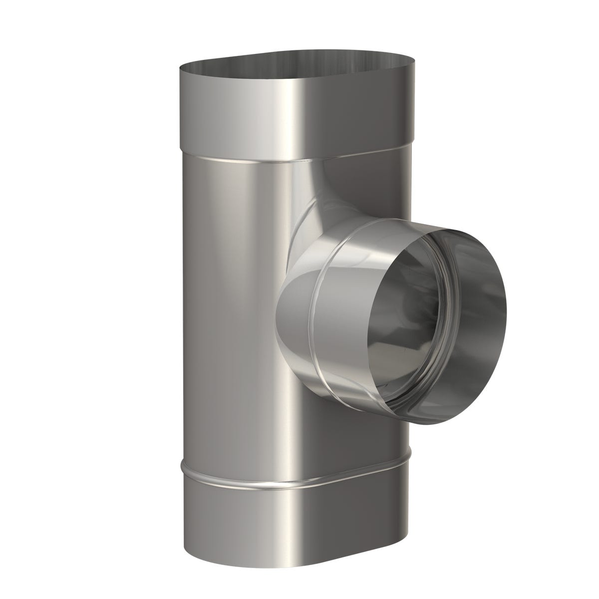 Trójnik kominowy 90° 120-240/150/0.8 mm MK