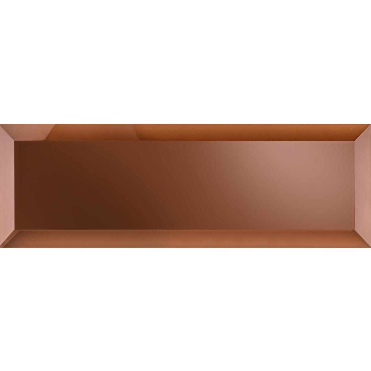 Dekor Metro Brick Mirror Copper 9.8x29.8 Euroceramika