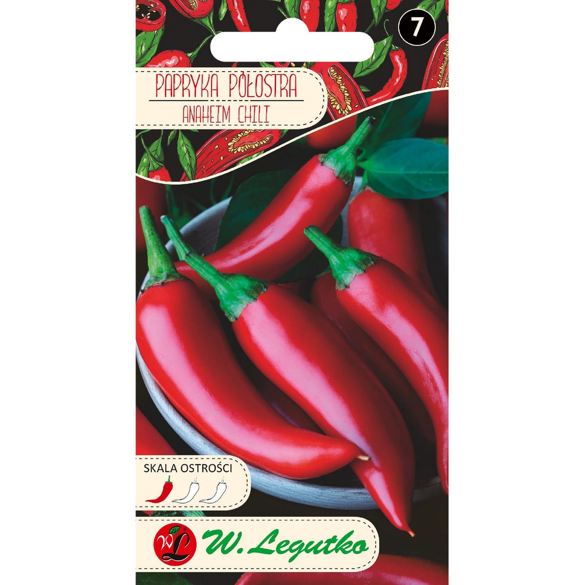 Papryka ostra Anaheim Chili nasiona W. Legutko