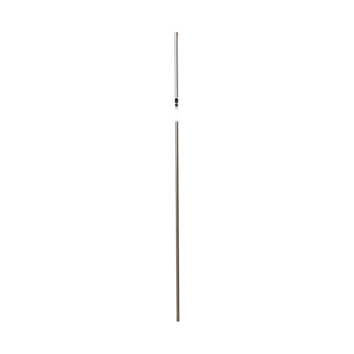 Drążek do karnisza 160 cm efekt stali 19 mm metalowy Inspire