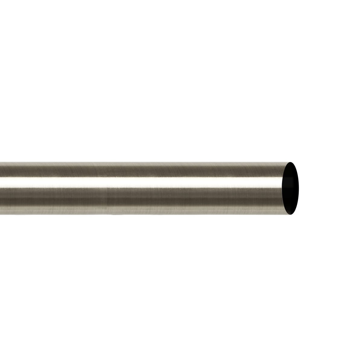 Drążek do karnisza 200 cm efekt stali 19 mm metalowy Inspire