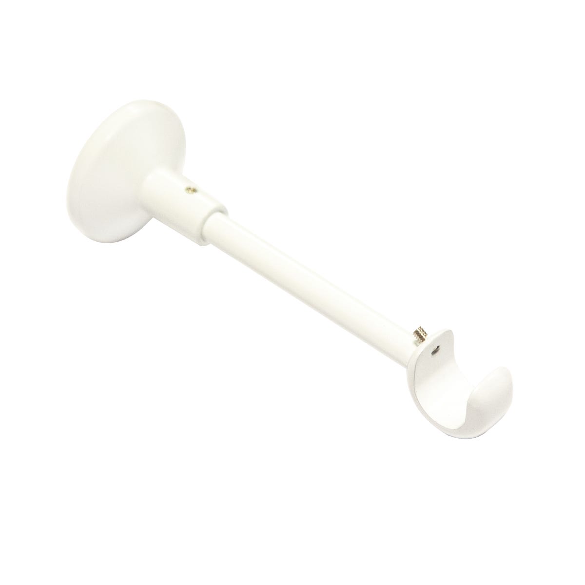 Wspornik do karnisza 19 mm pojedynczy biały mat 150 mm Inspire