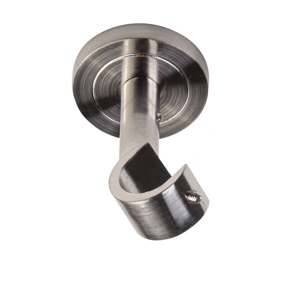 Wspornik do karnisza 19 mm sufitowy pojedynczy efekt stali 80 mm Inspire