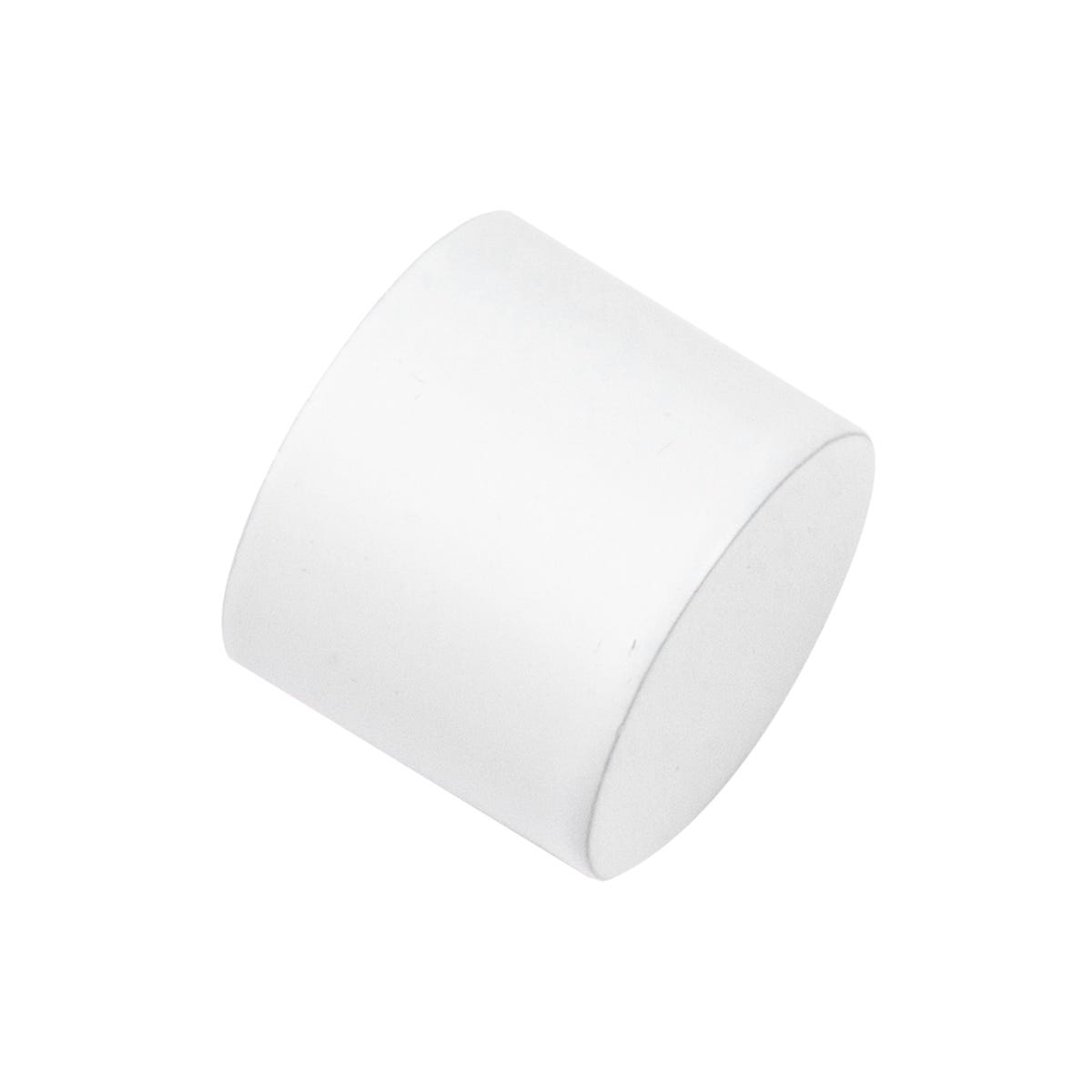 Końcówka do karnisza prosta biały mat 19 mm 2 szt. Inspire