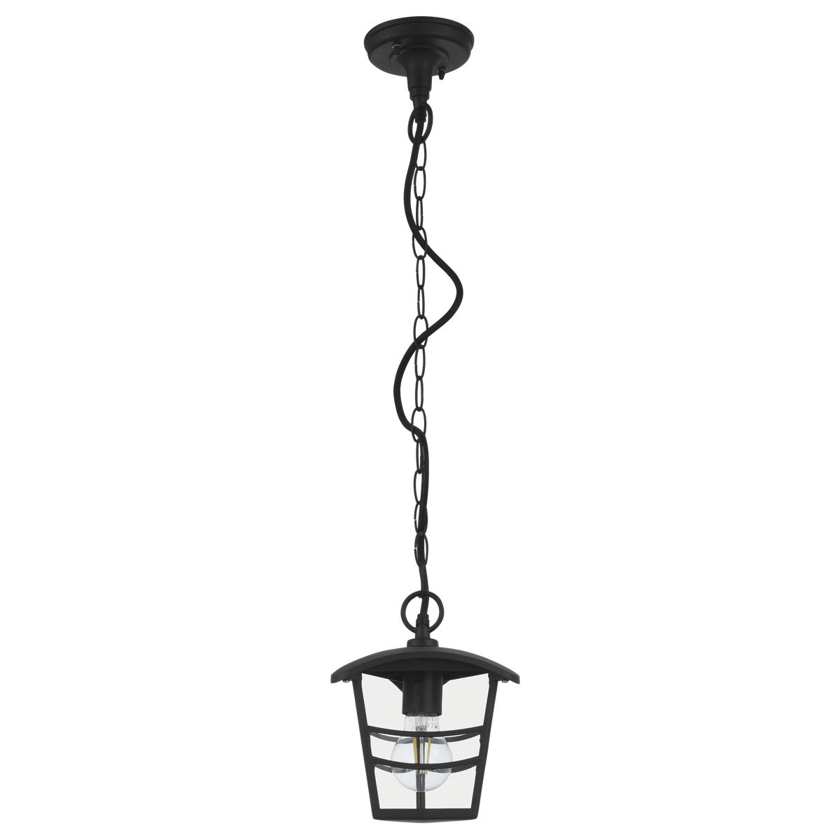 Inspire Lampa ogrodowa wisząca Palama czarna E27