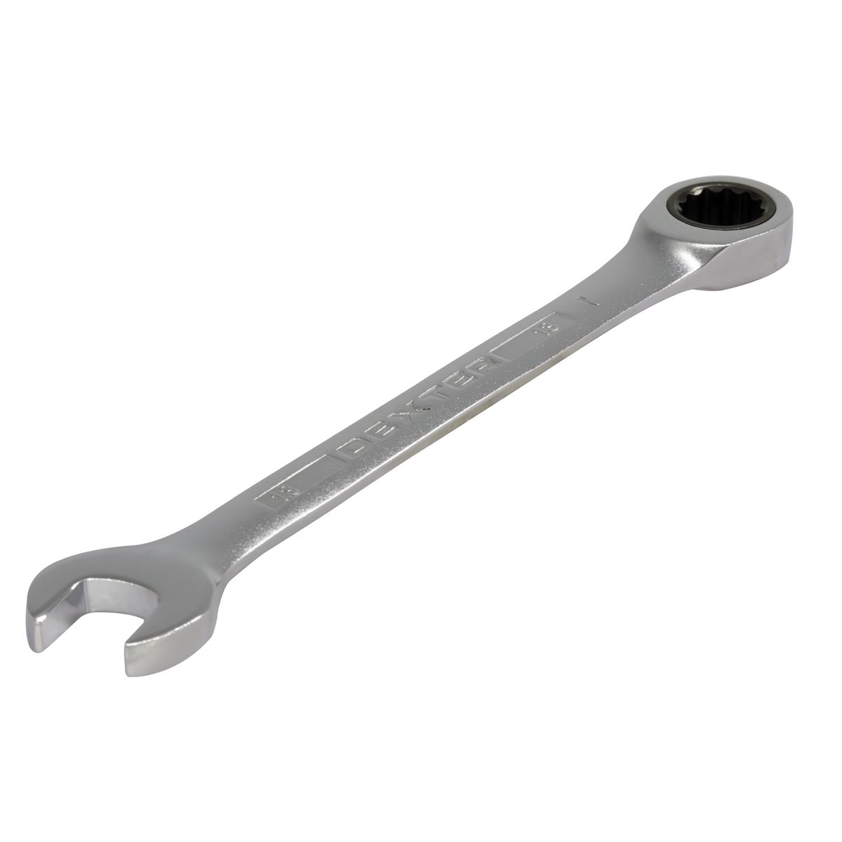 Dexter Klucz płasko-oczkowy z grzechotką CRV 13 mm