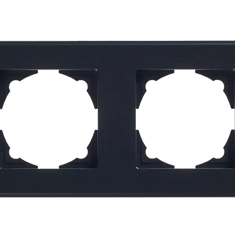 Ramka poczwórna LEONA antracyt SCHNEIDER