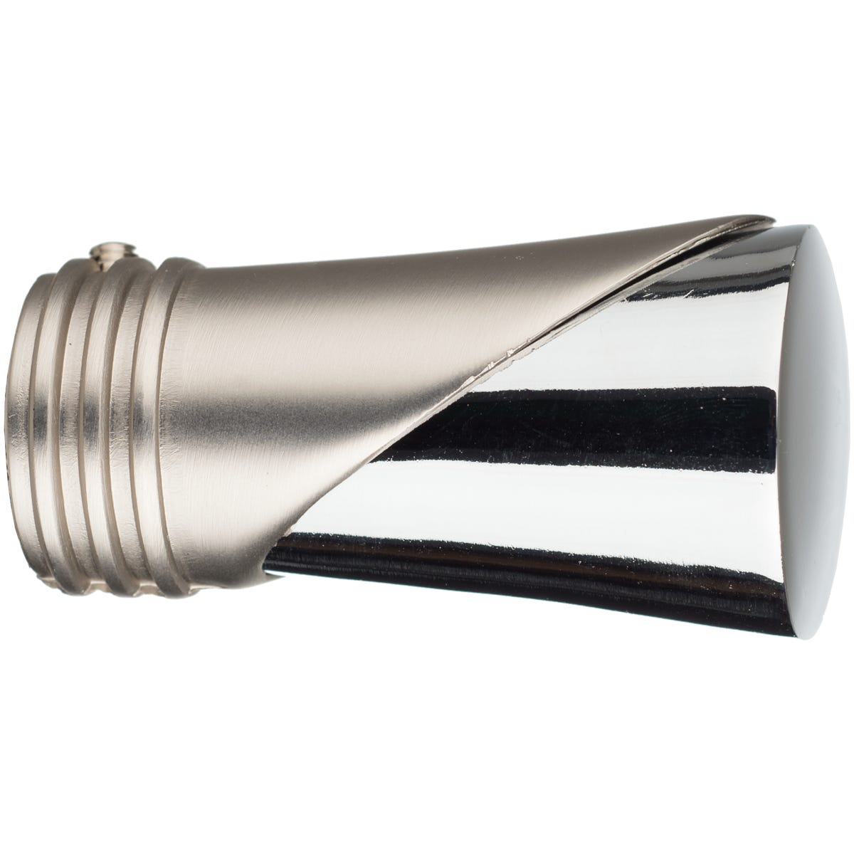 Końcówka do karnisza Vega chrom mat 19 mm Inspire