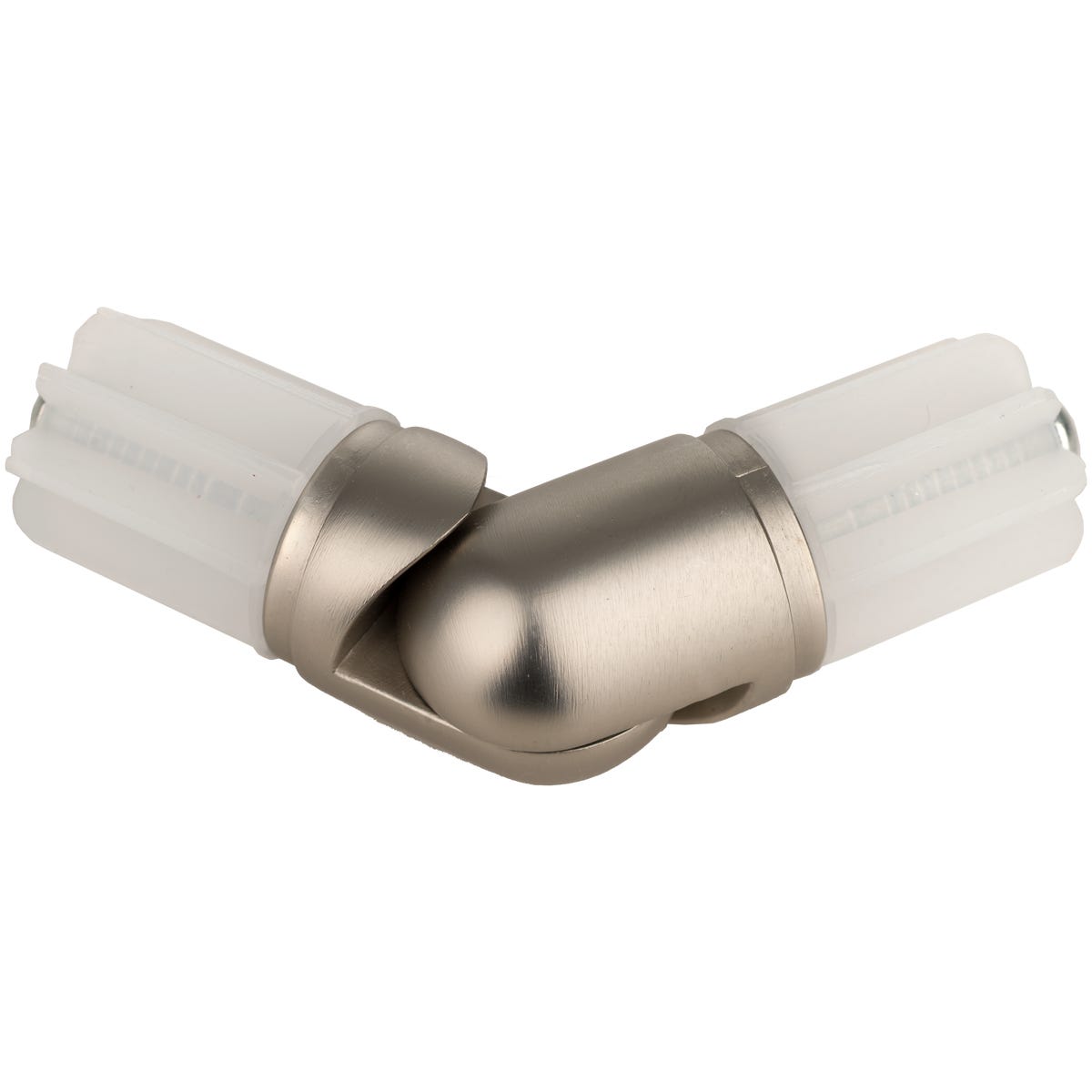 Łącznik kątowy do karnisza chrom mat 25 mm Inspire