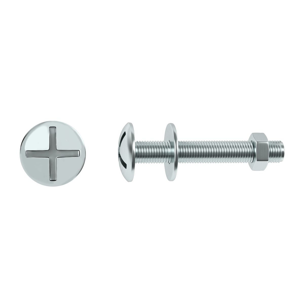 Standers Śruba łeb kulisty 20 mm stal ocynk 4 x 16 mm 20 szt.