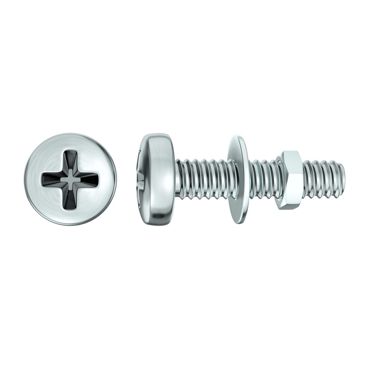 Standers Śruba walcowa z rowkiem 30 mm stal ocynk 3 x 16 mm 30 szt.