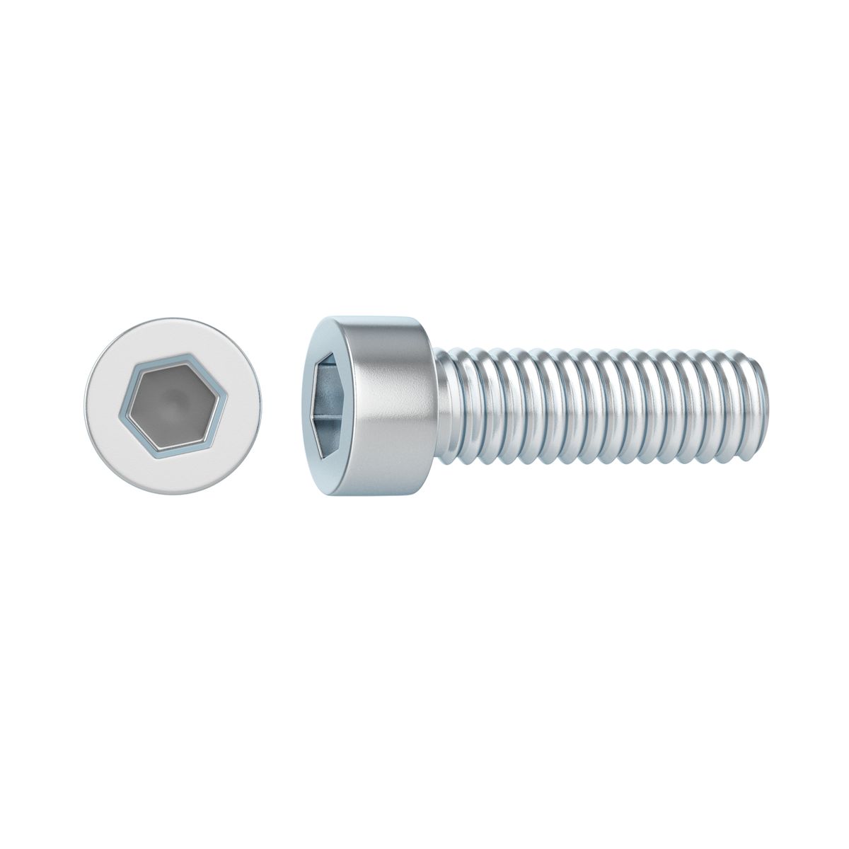 Standers Śruba łeb sześciokątny 6 mm stal ocynk 6 x 50 mm 6 szt.