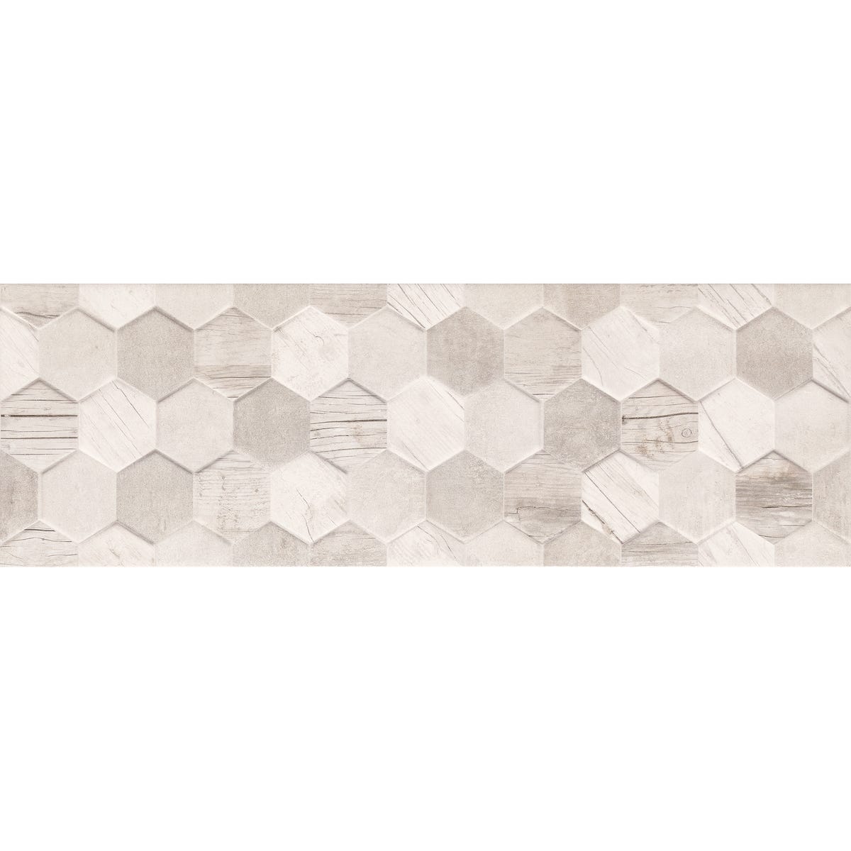 Glazura Solaris Hexagon Mix Struktura 25x75 Ceramika Color