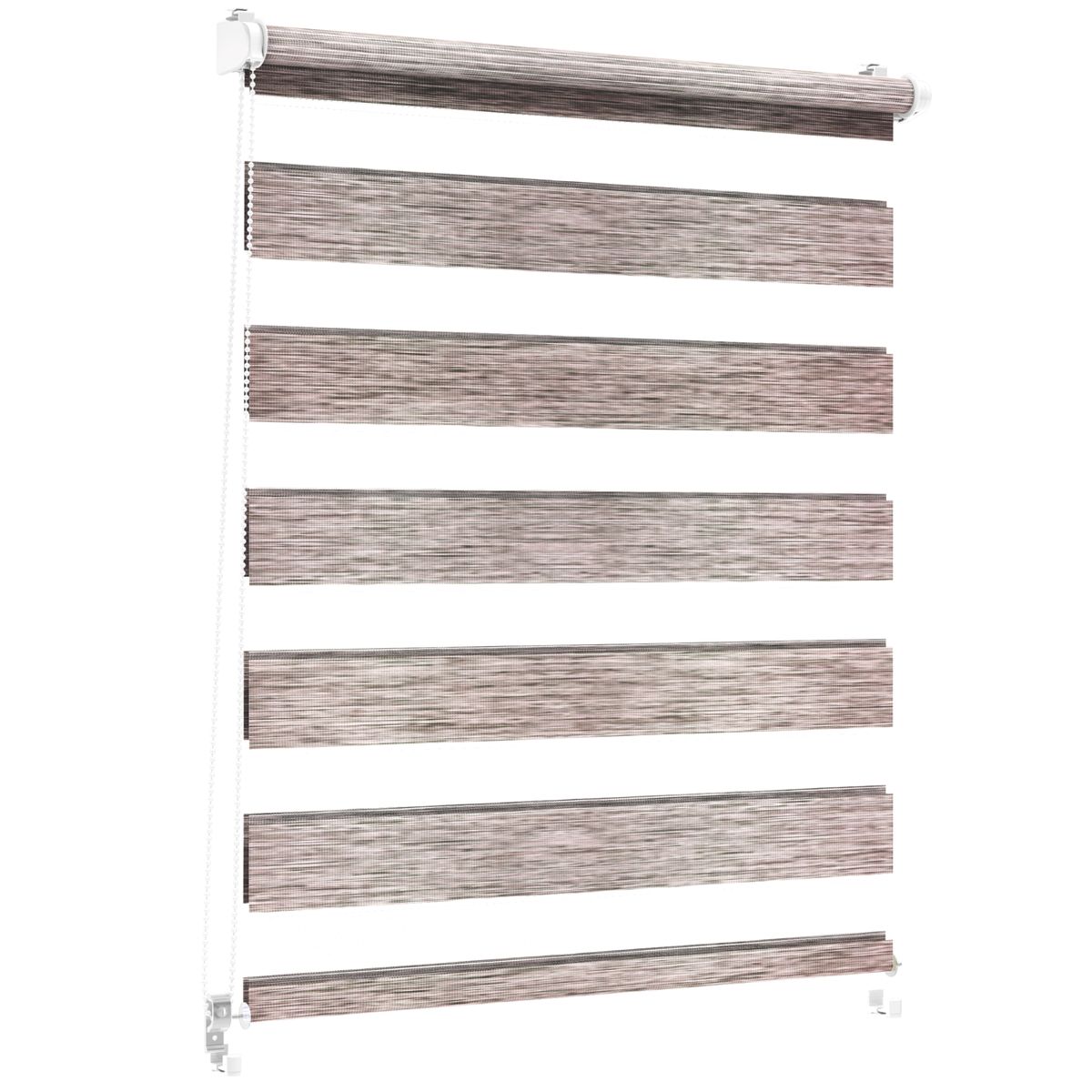 Roleta dzień noc Naturale Click 106 x 140 cm sepia