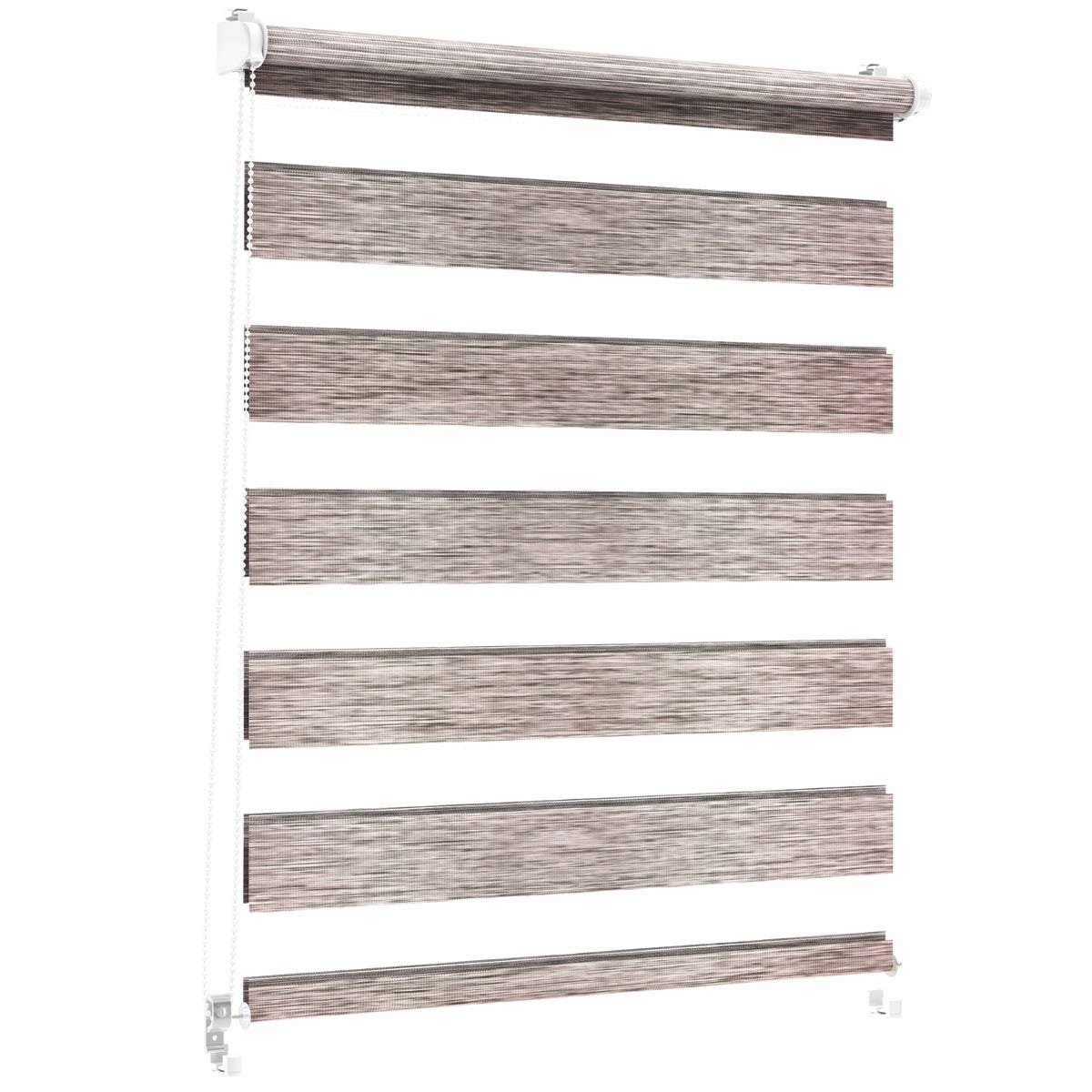 Roleta dzień noc Naturale Click 73.5 x 215 cm sepia