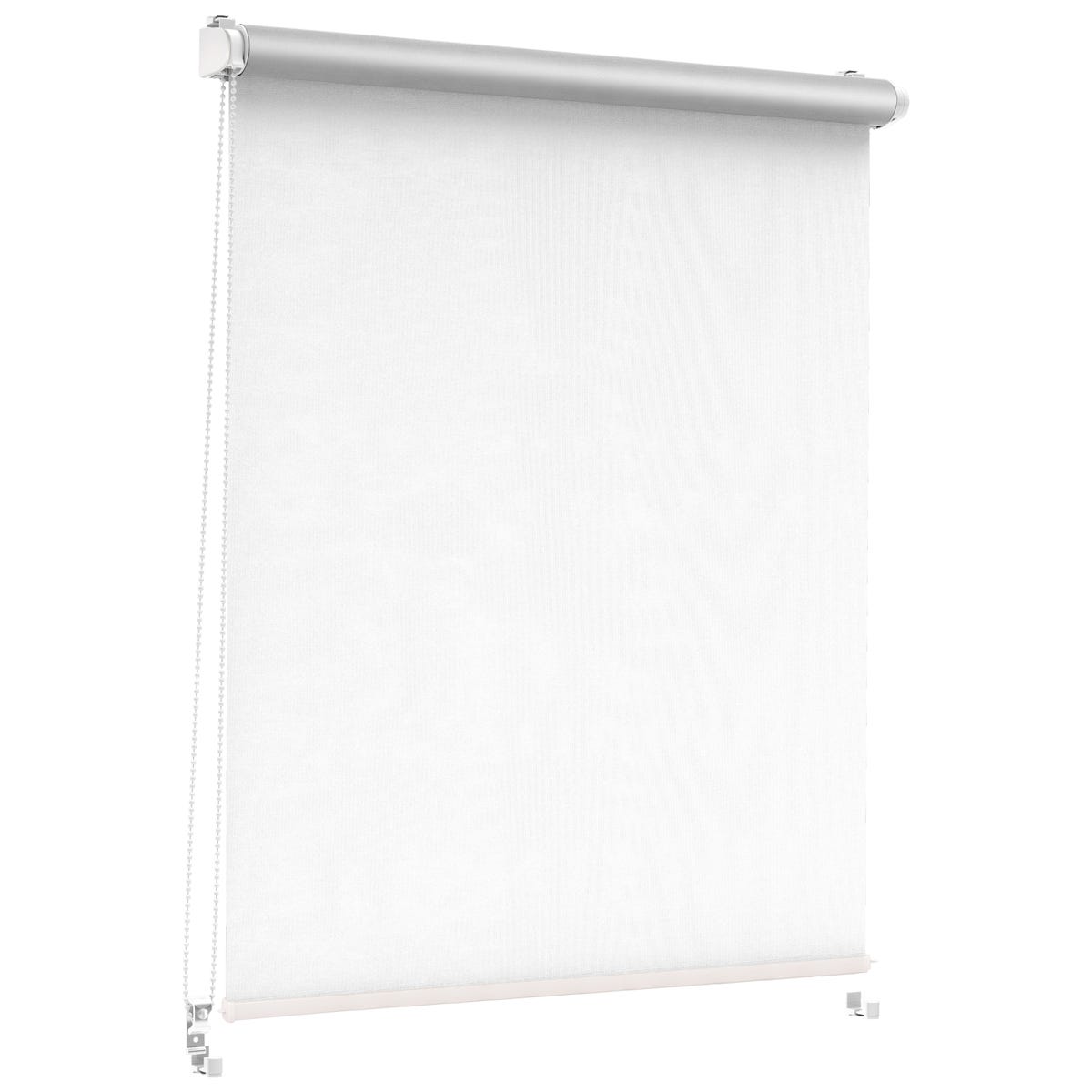 Roleta zaciemniająca Silver Click 43.5 x 150 cm biała termoizolacyjna